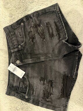 Black American Eagle Jean shorts